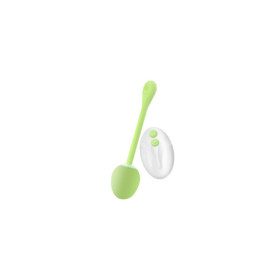 Balle de Geisha vibrante verte avec télécommande 